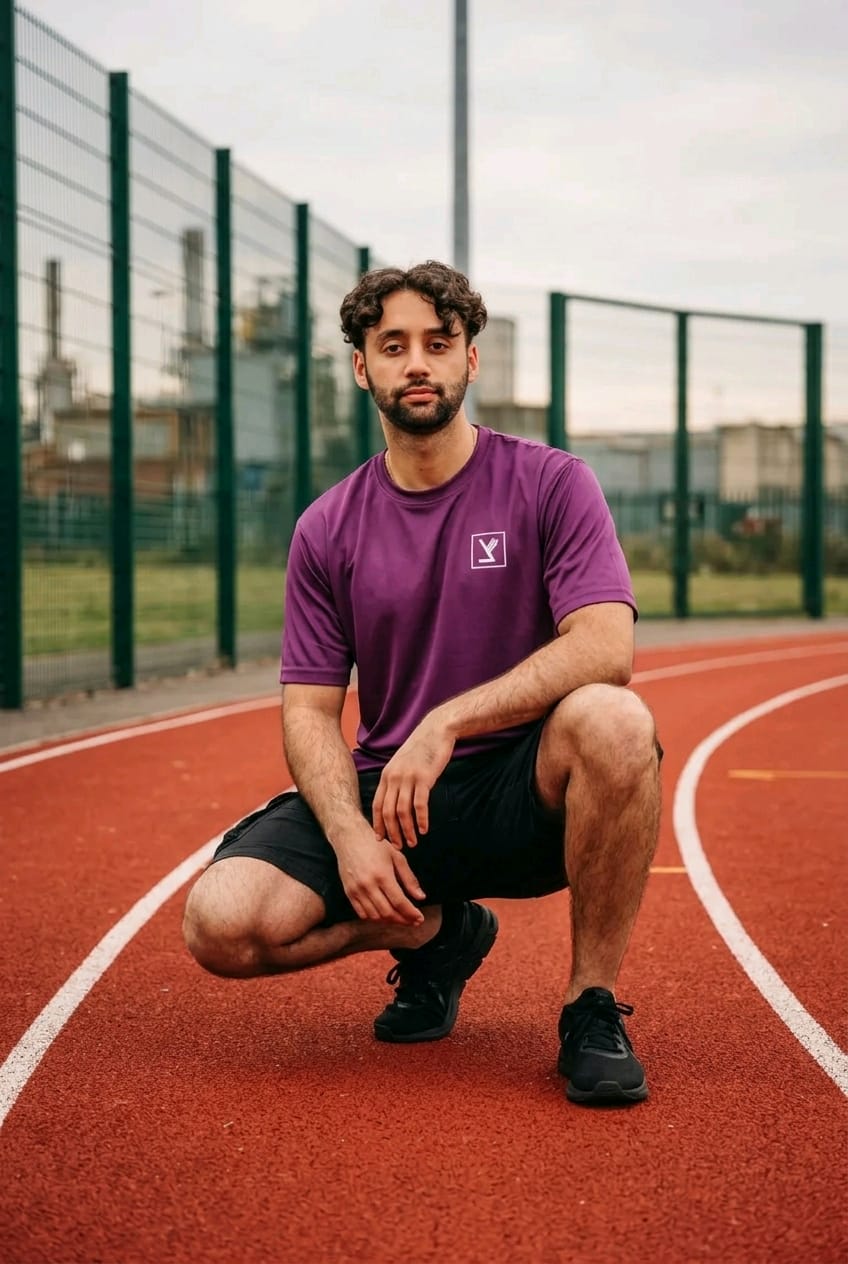 T-shirt Prune Sport Tsadik et Tsadé imprimé Blanc – Image 3