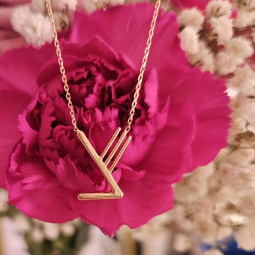 pendentif or tsade
