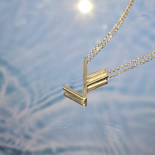 pendentif tsade or 14k