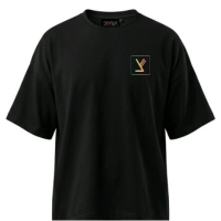 T-shirt oversize Streetwear Premium imprimé Tsadé Arc en ciel – Image 4