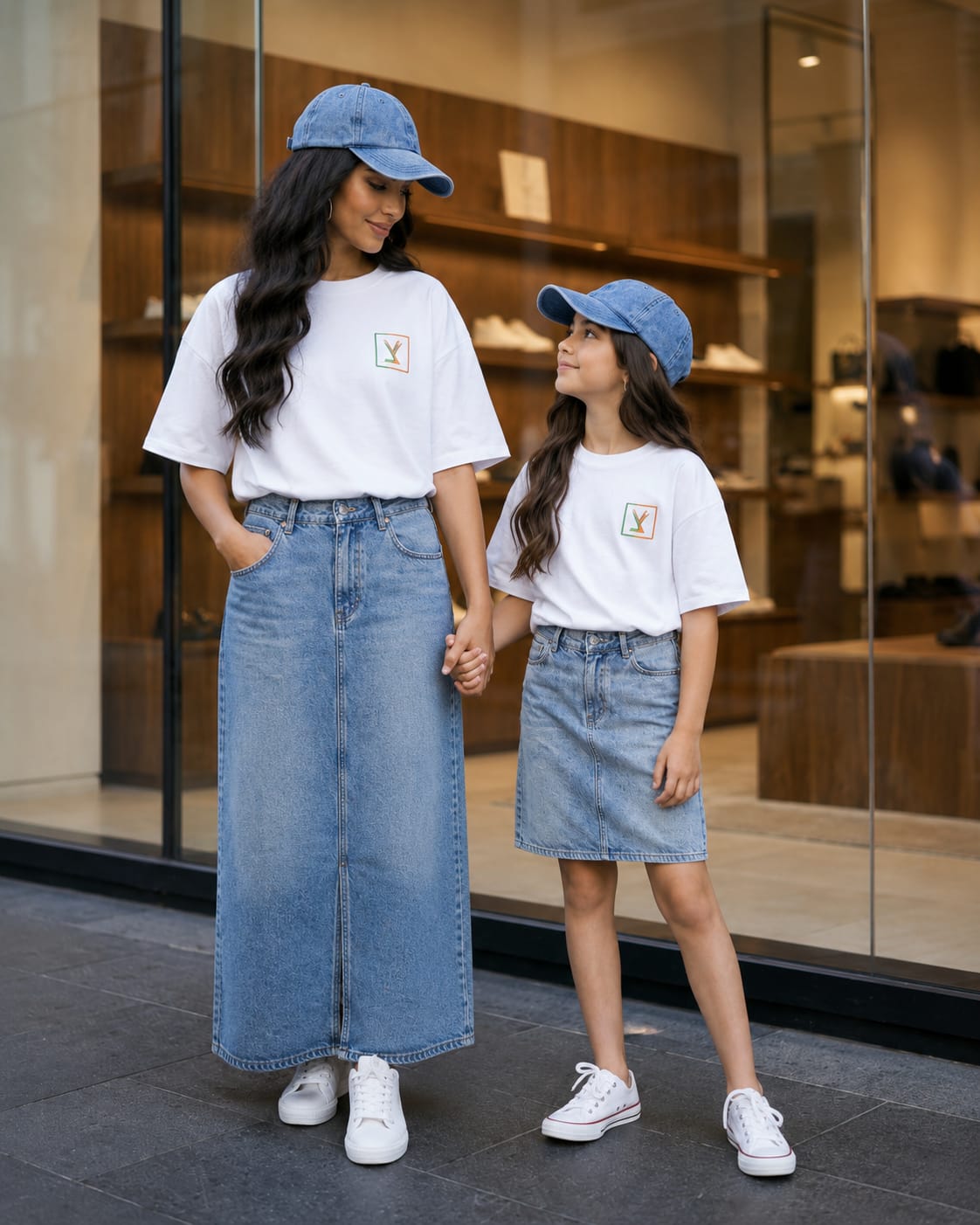 T-shirt Blanc Fille Imprimé Tsadé – Image 2